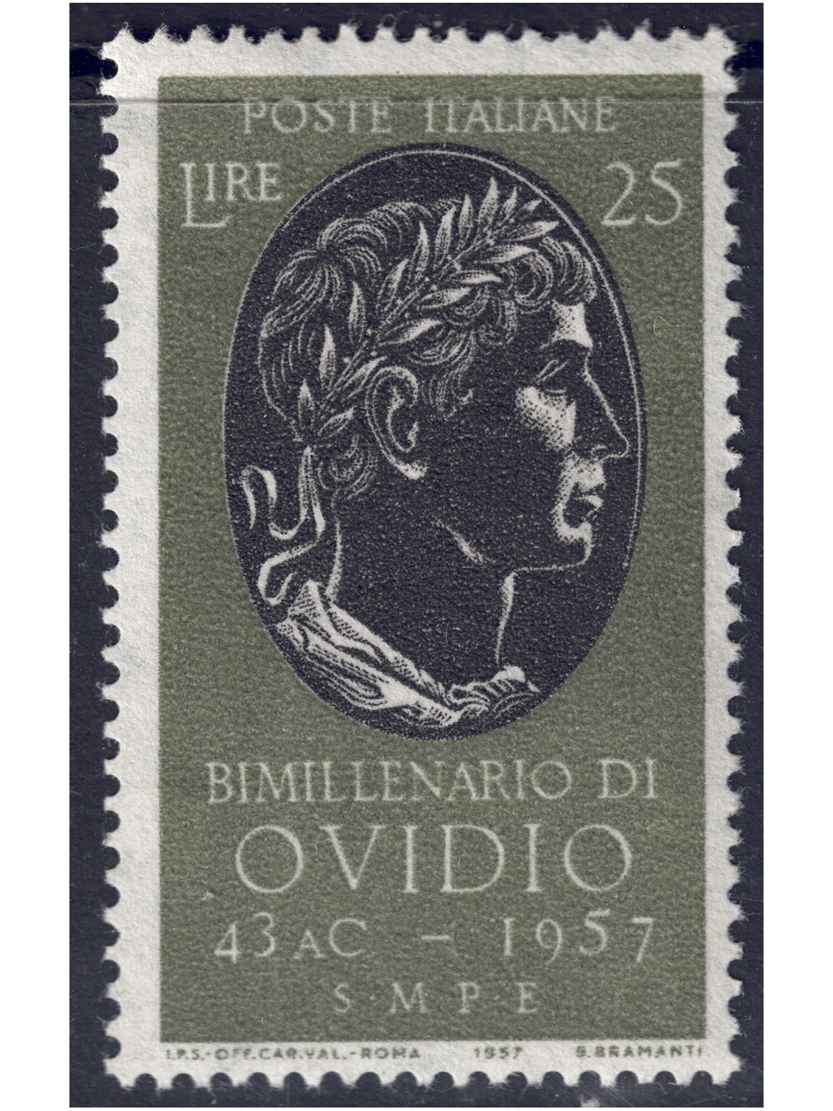 ITALY 1957 Publius Ovidius Naso MNH**