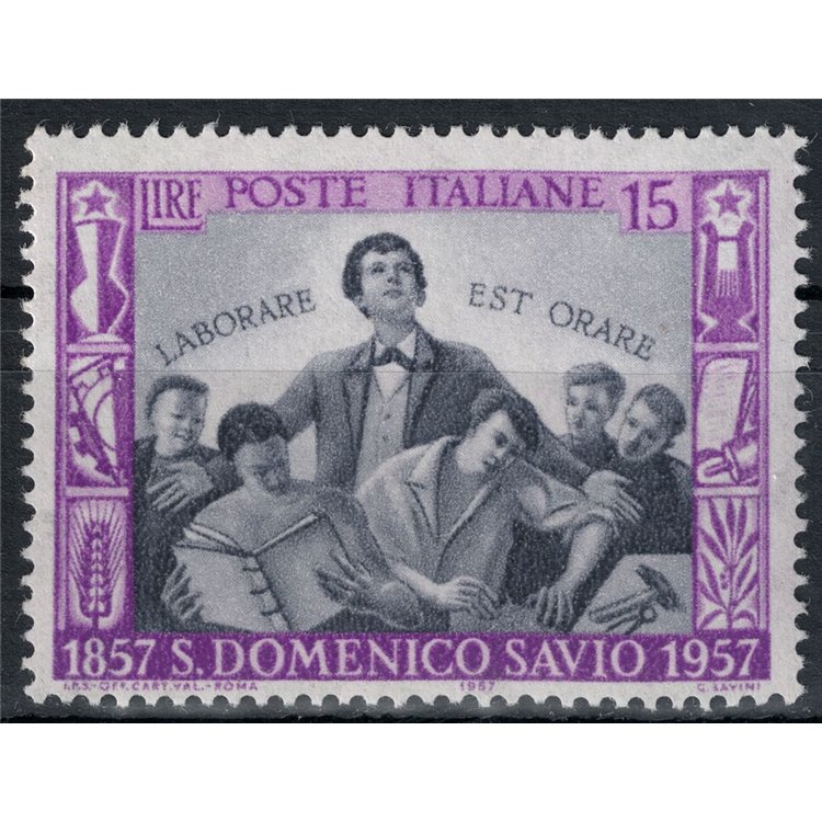 ITALY 1957 Saint Dominic Savio MNH**