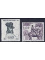 ITALY 1957 Giuseppe Garibaldi 2v MNH**
