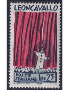ITALIA 1958 Ruggero Leoncavallo MNH**
