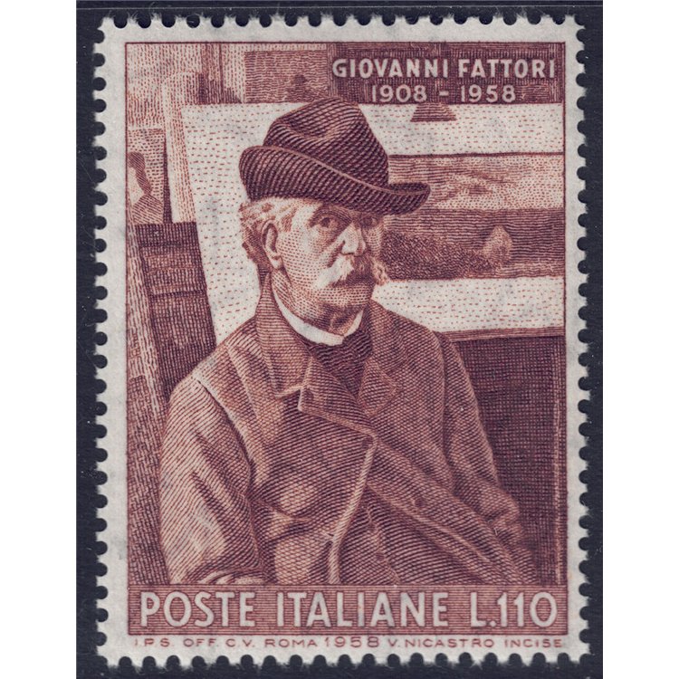 ITALY 1958 Giovanni Fattori MNH**