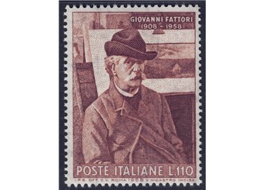 ITALY 1958 Giovanni Fattori MNH**