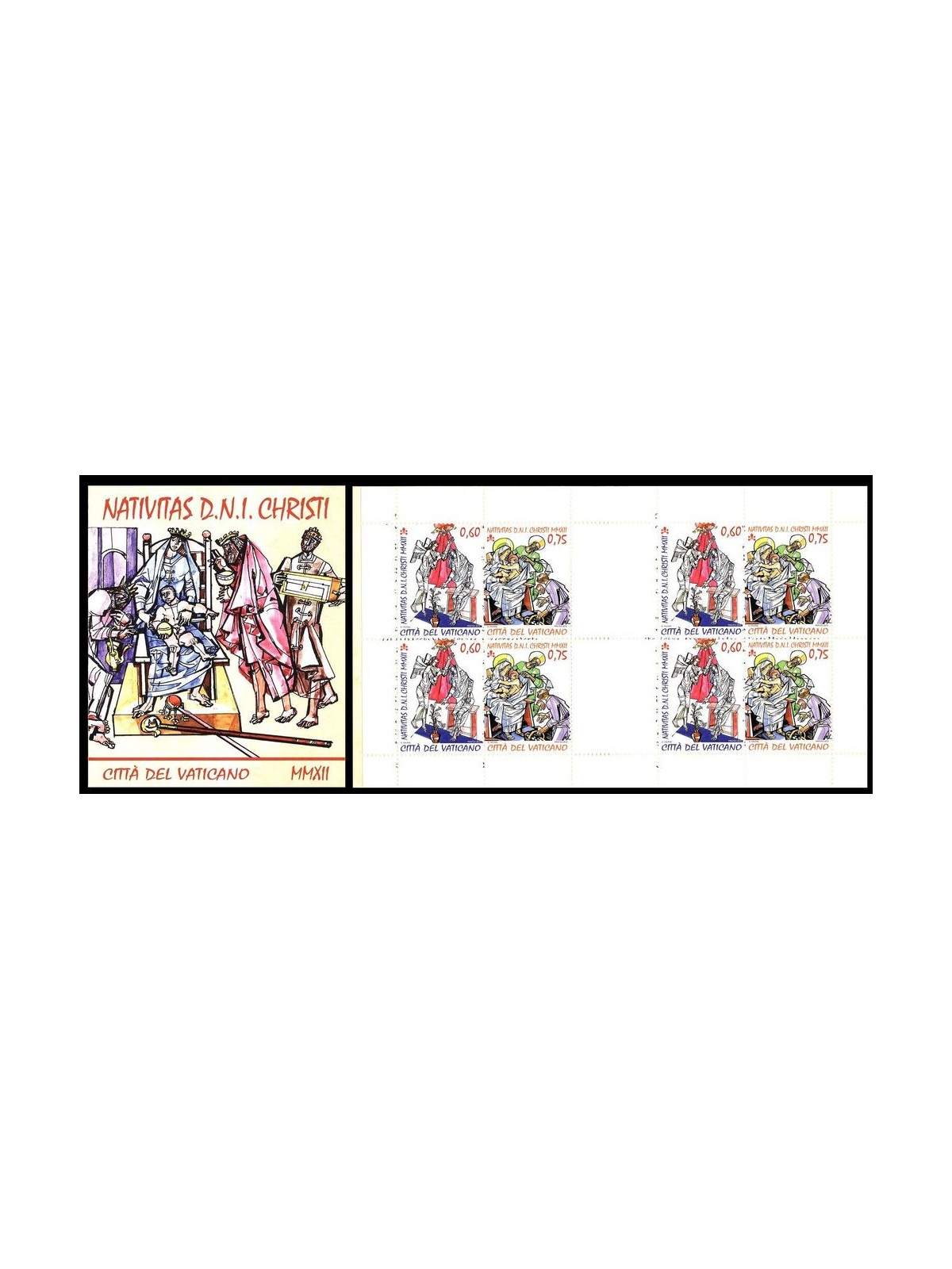 VATICANO 2012 Natale LB MNH**