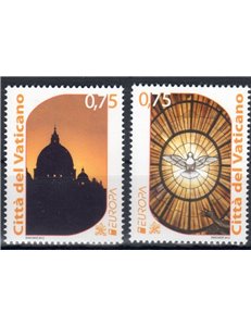 VATICANO 2012 Europa 2v MNH**