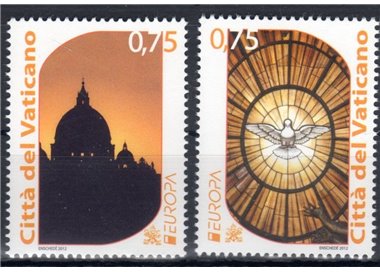 VATICAN 2012 Europe 2v MNH**
