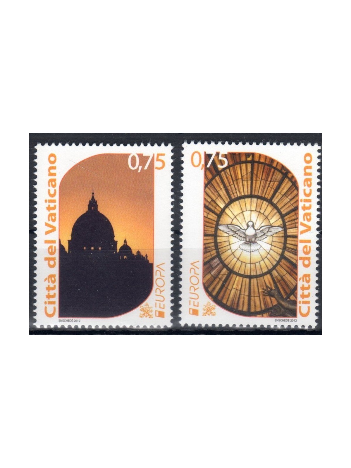 VATICANO 2012 Europa 2v MNH**