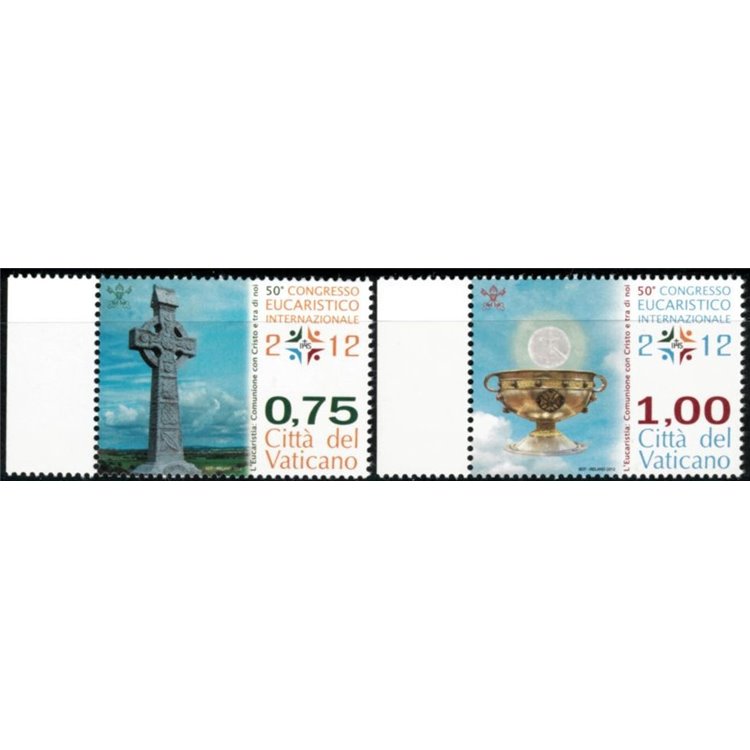 VATICANO 2012 Congresso eucaristico 2v MNH**