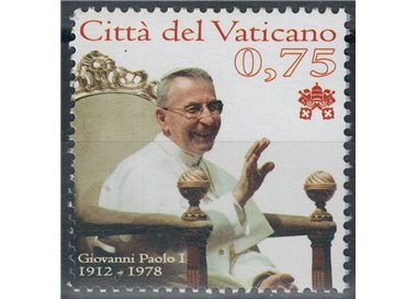 VATICAN 2012 Pope John Paul I MNH**