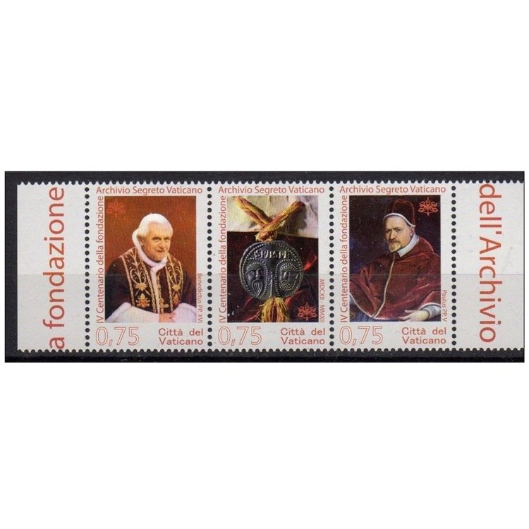VATICANO 2012 Archivio segreto vaticano 3v MNH**