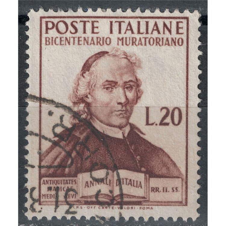 ITALY 1950 Ludovico Antonio Muratori us