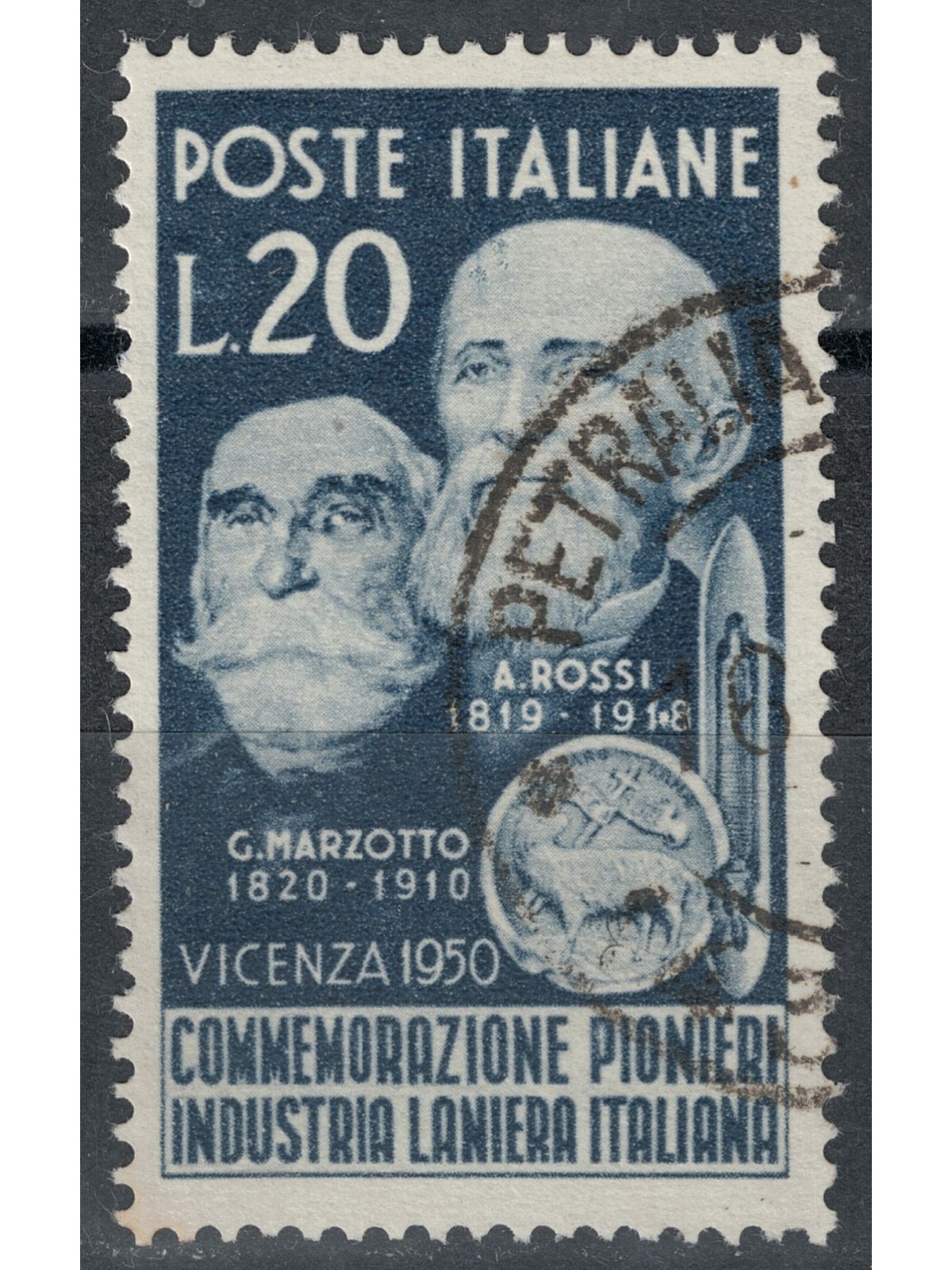 ITALY 1950 Pioneers of the Wool Industry us