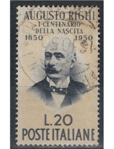 ITALY 1950 Augusto Righi used