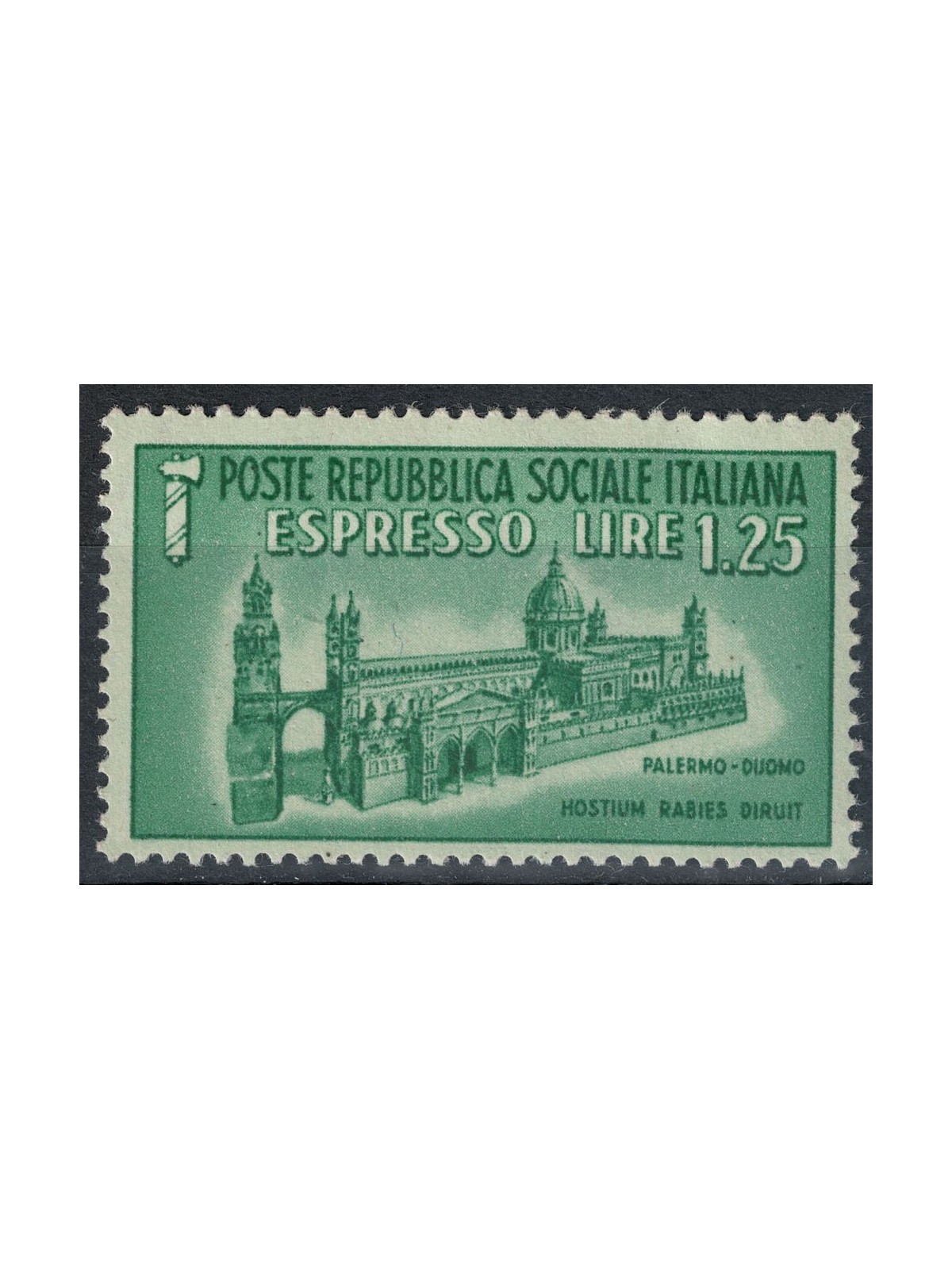 ITALY RSI 1944 Destroyed monuments, express MNH**