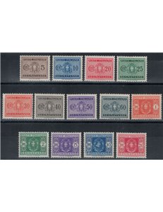 ITALY KINGDOM 1934 Tax stamps 13v MH*