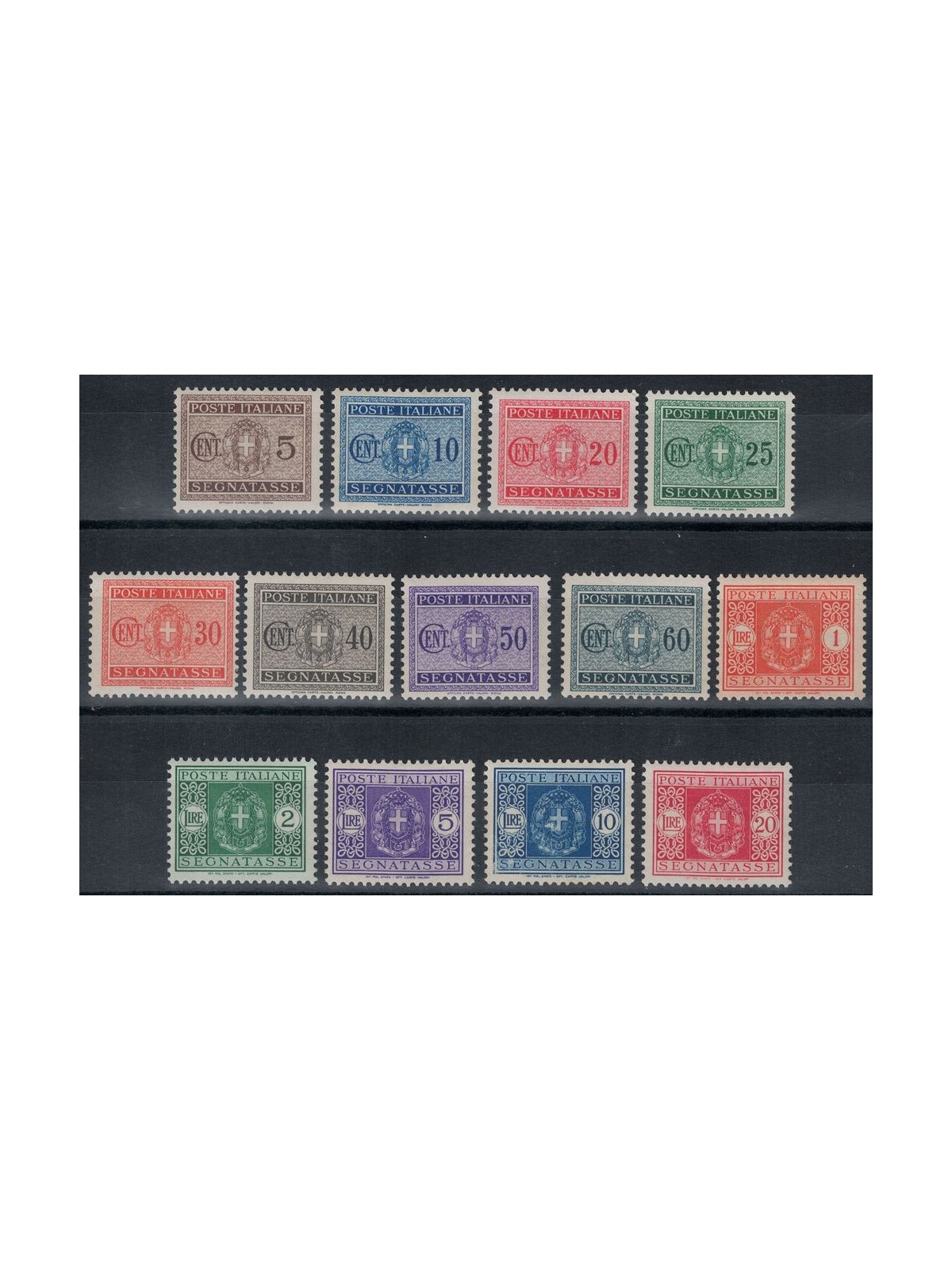 ITALY KINGDOM 1934 Tax stamps 13v MH*