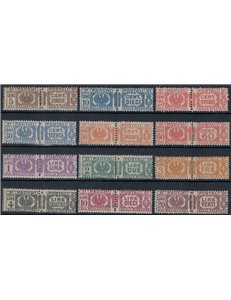 ITALIA REGNO 1927-39 Pacchi postali 12v MH*