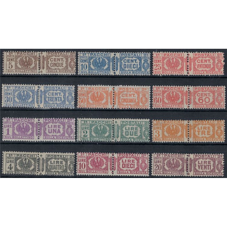 ITALY KINGDOM 1927-39 Postal parcels 12v MH*