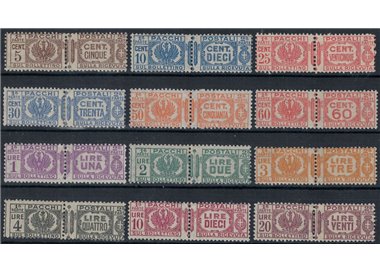 ITALIA REGNO 1927-39 Pacchi postali 12v MH*