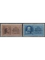 ITALIA LUOGOTENENZA 1945 Dante e Galileo, posta pneumatica 2v MNH**