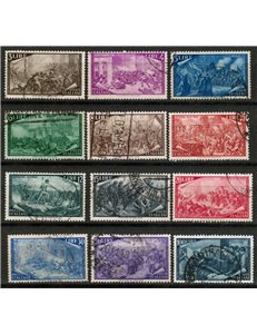 ITALIA 1948 Centenario del Risorgimento 12v us
