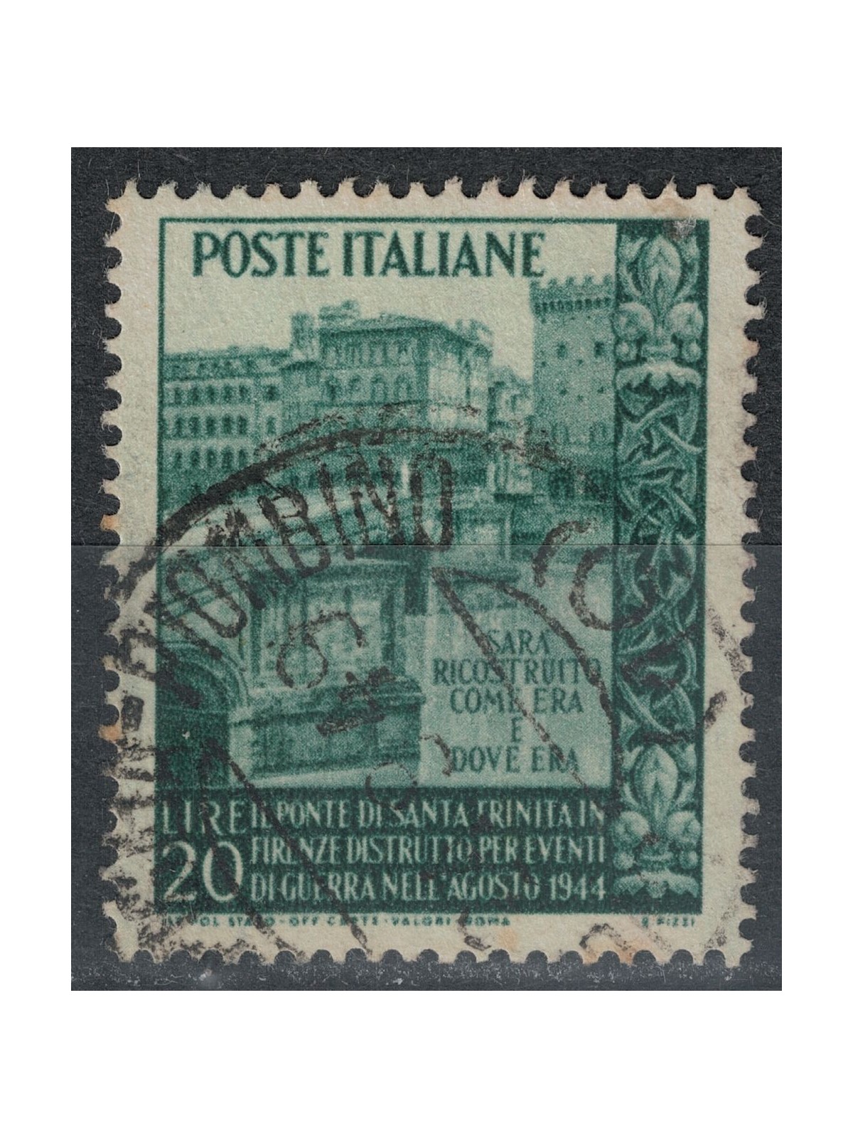 ITALIA 1949 Ponte Santa Trinità us