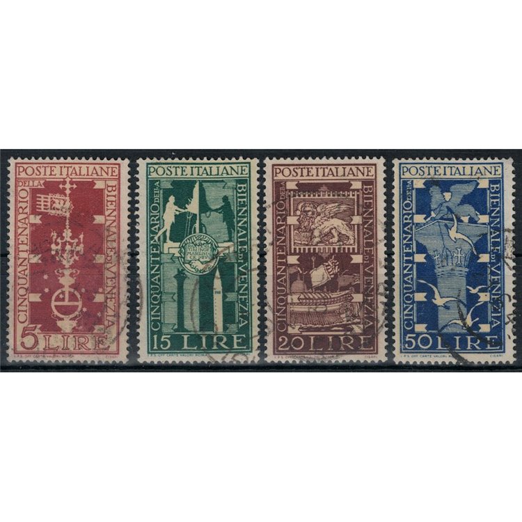 ITALY 1949 Venice Art Biennale 4v used
