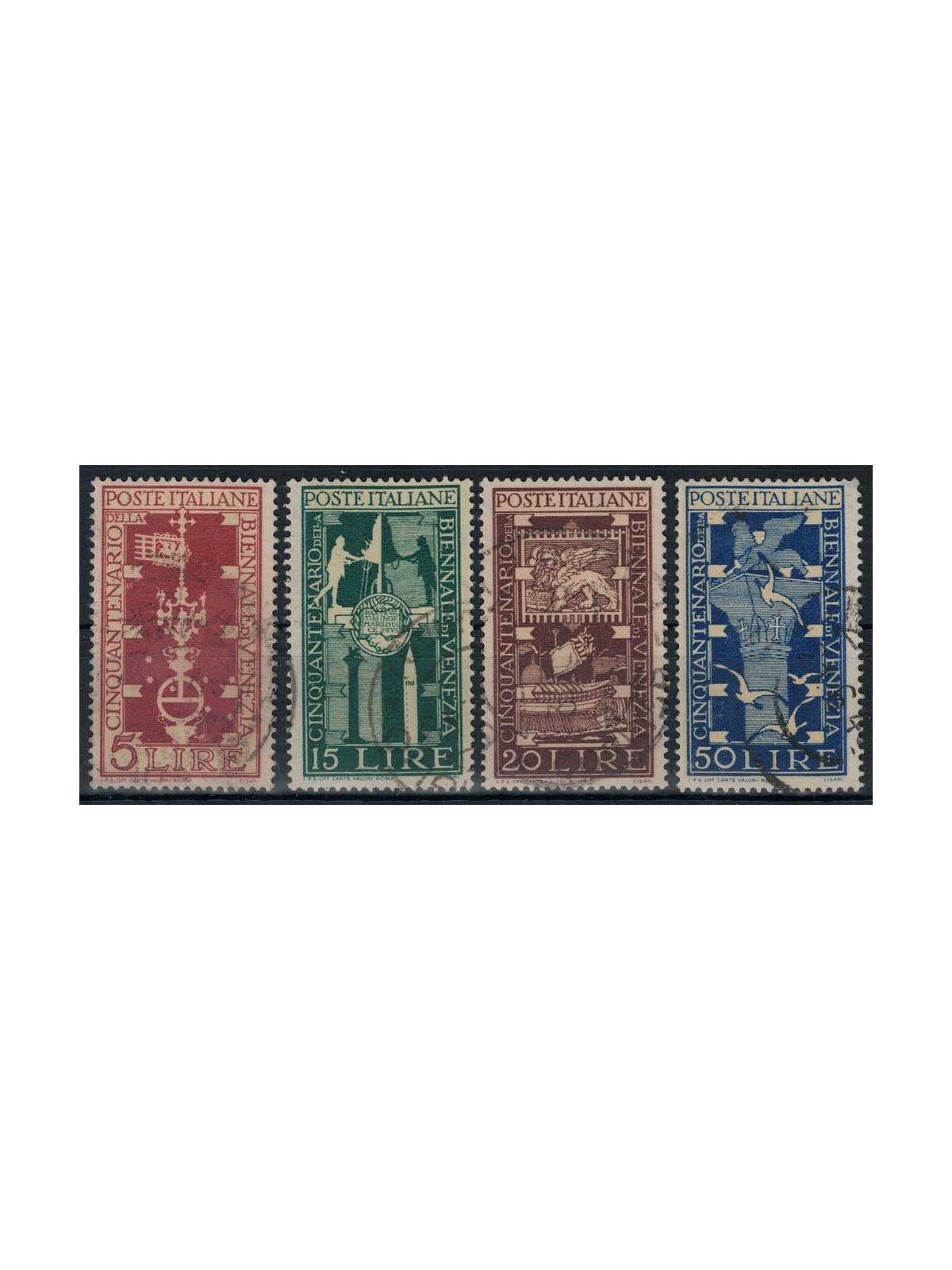 ITALY 1949 Venice Art Biennale 4v used