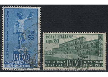 ITALIA 1950 Conferenza Unesco 2v us