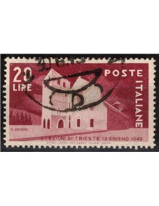 ITALIA 1949 Elezioni di Trieste us