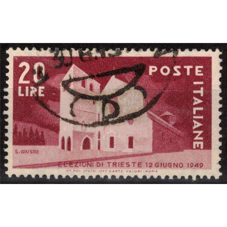 ITALY 1949 Trieste Elections used