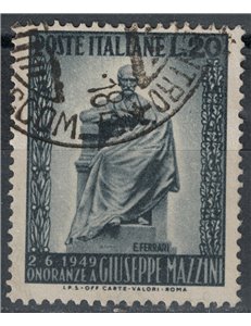 ITALY 1949 Giuseppe Mazzini used