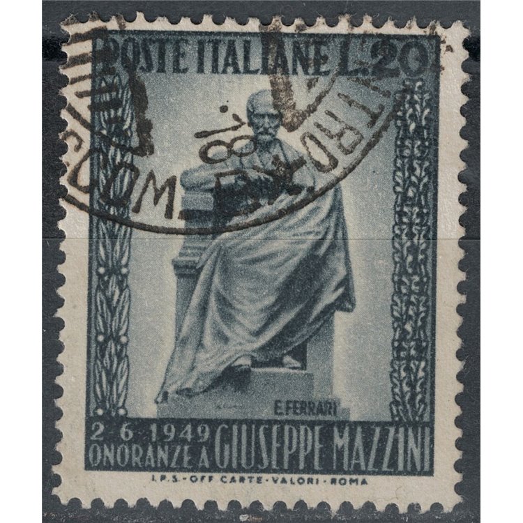 ITALY 1949 Giuseppe Mazzini used