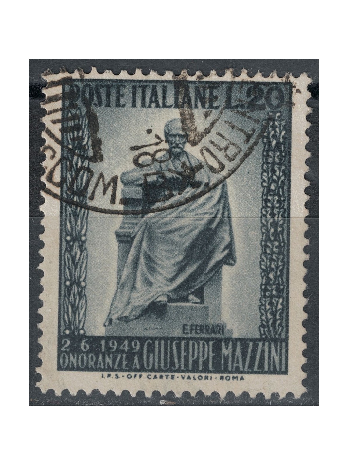 ITALIA 1949 Giuseppe Mazzini us