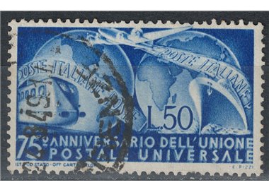ITALIA 1949 Anniversario UPU us