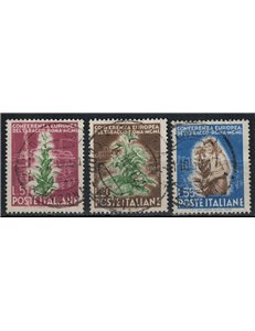 ITALY 1950 Tobacco Conference 3v
