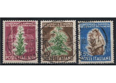 ITALIA 1950 Conferenza del Tabacco 3v us