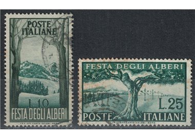 ITALY 1951 Tree Festival 2v