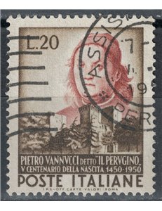 ITALY 1951 Pietro Vannucci (Il Perugino) used