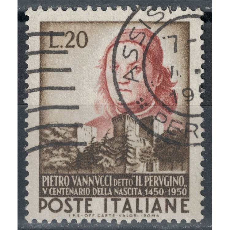 ITALY 1951 Pietro Vannucci (Il Perugino) used
