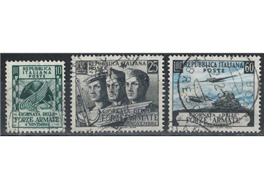 ITALIA 1952 Giornata delle Forze Armate 3v us