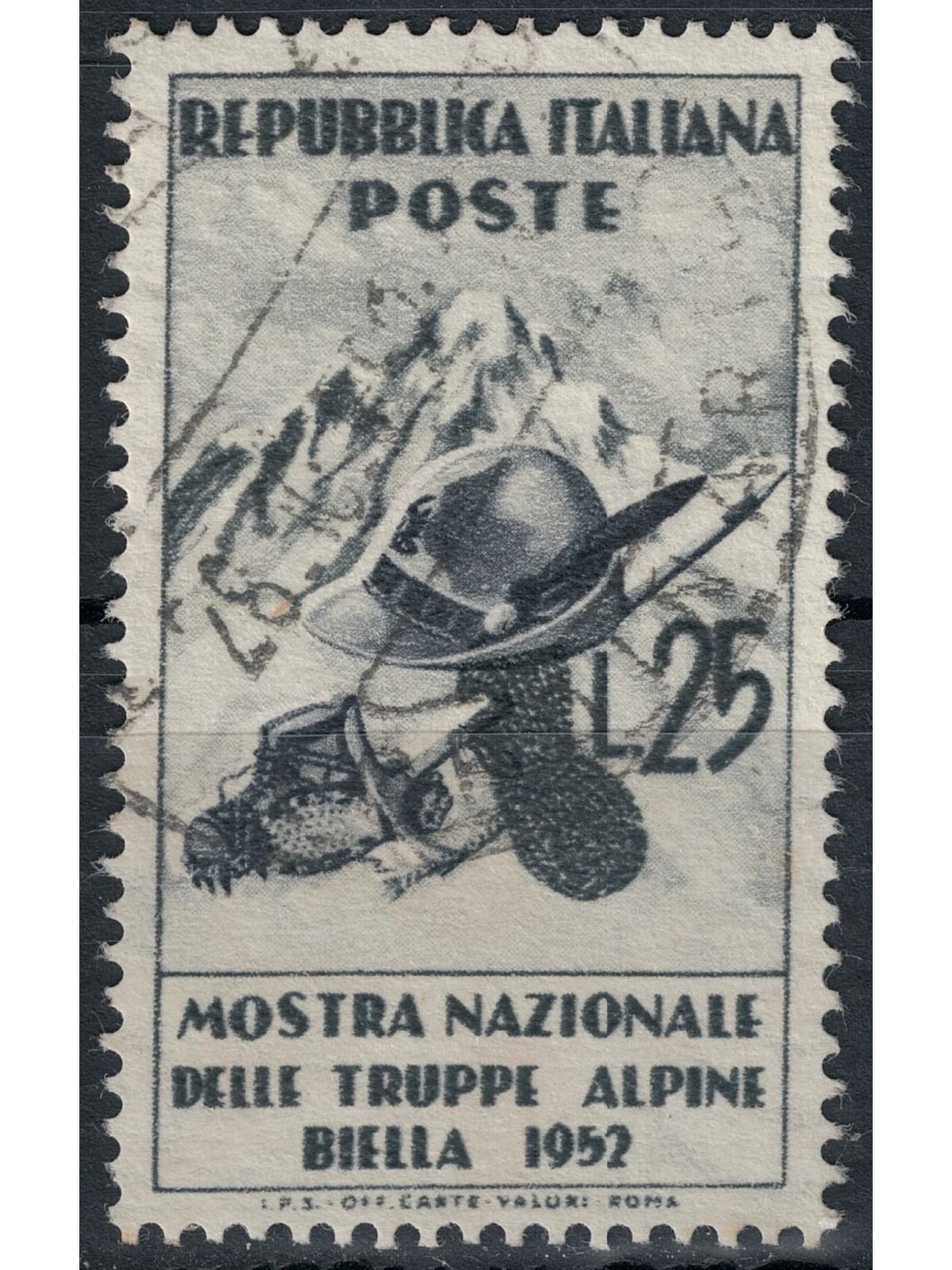ITALIA 1952 Truppe Alpine us