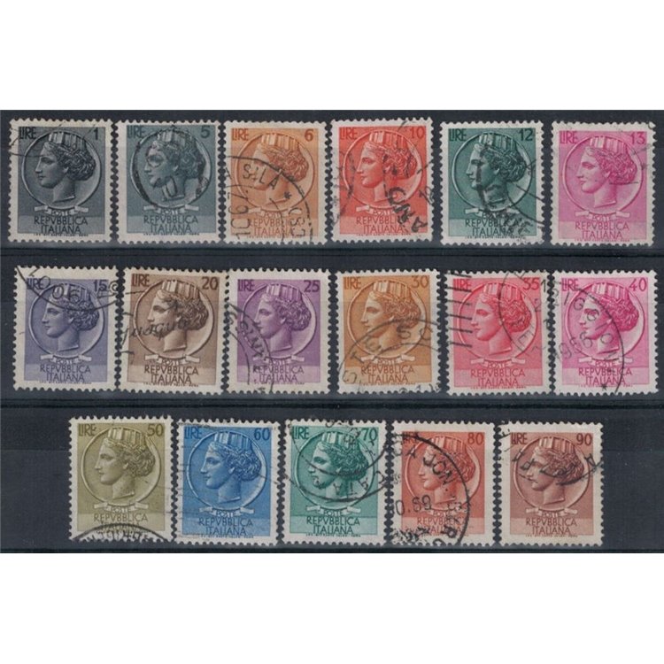 ITALIA 1955-60 Siracusana 17v us