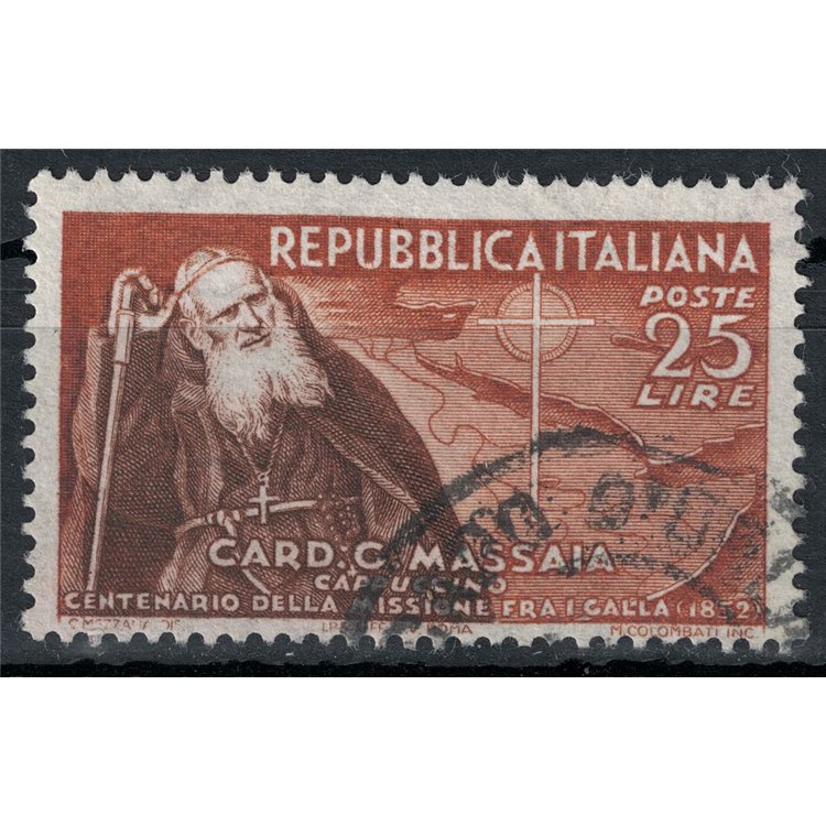 ITALIA 1952 Cardinale Guglielmo Massaia us