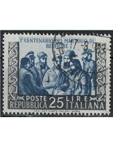 ITALY 1952 Martyrdom of Belfiore us