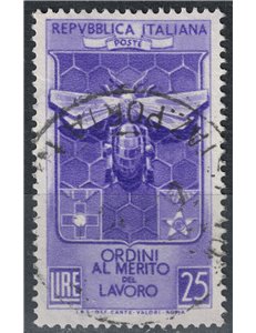 ITALY 1953 Order of Merit for Labour used