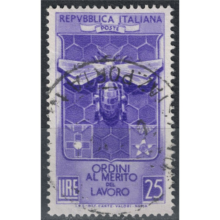 ITALY 1953 Order of Merit for Labour used