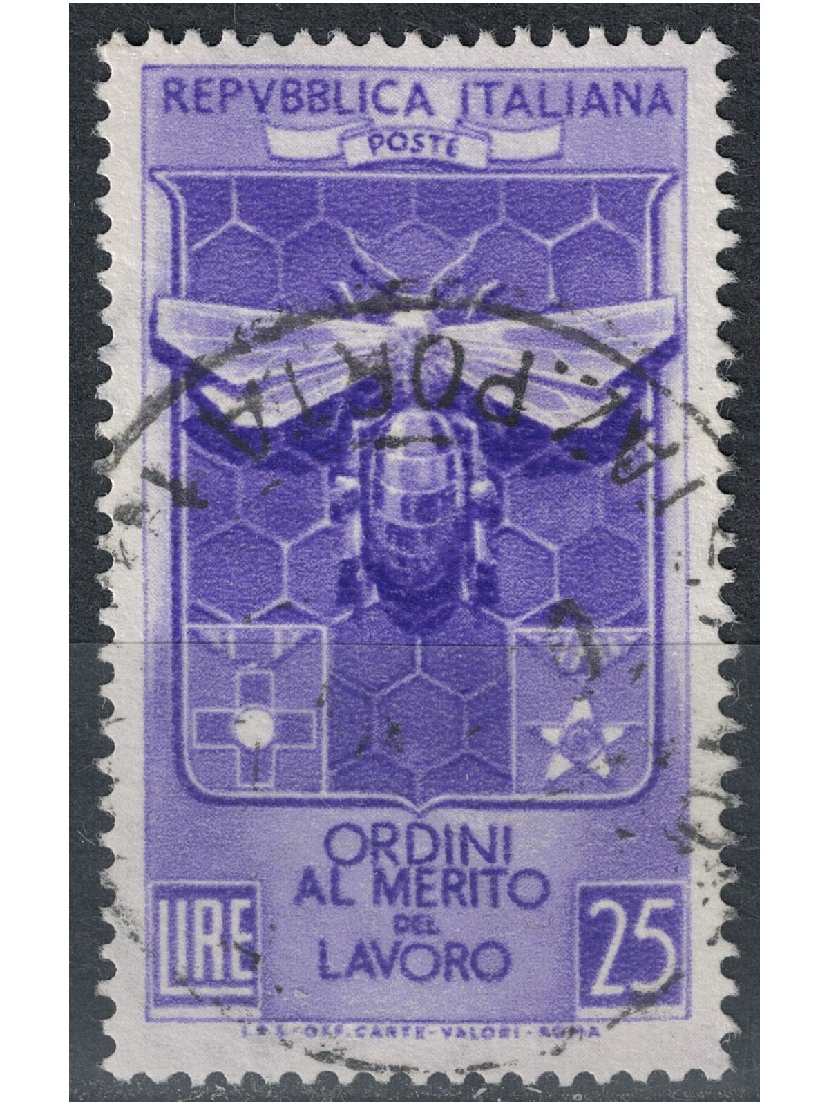 ITALY 1953 Order of Merit for Labour used