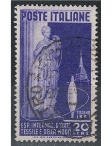 ITALY 1951 Textile Art used