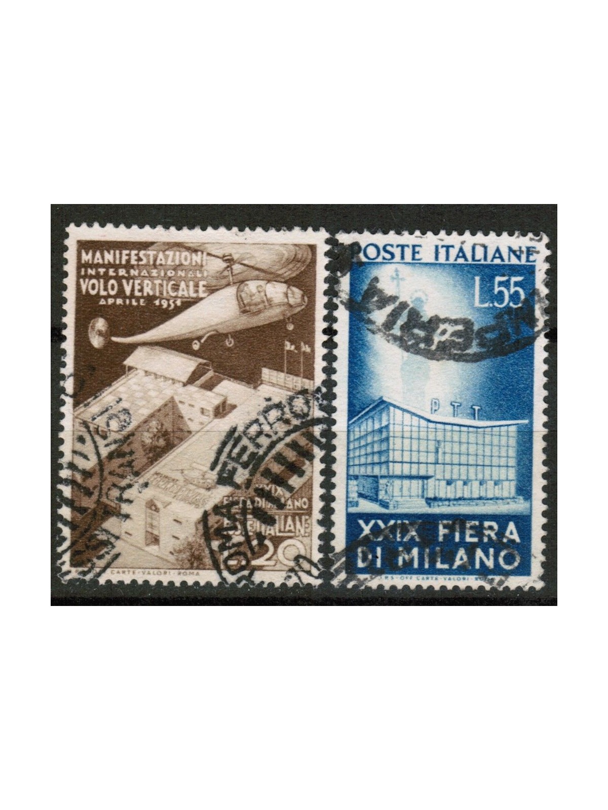 ITALY 1951 Milan Fair 2v used