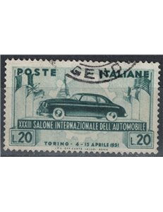 ITALIA 1951 Salone dell'automobile us